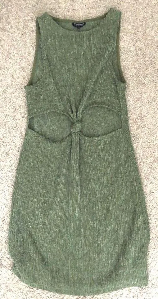 Topshop Green Dress - Image 2