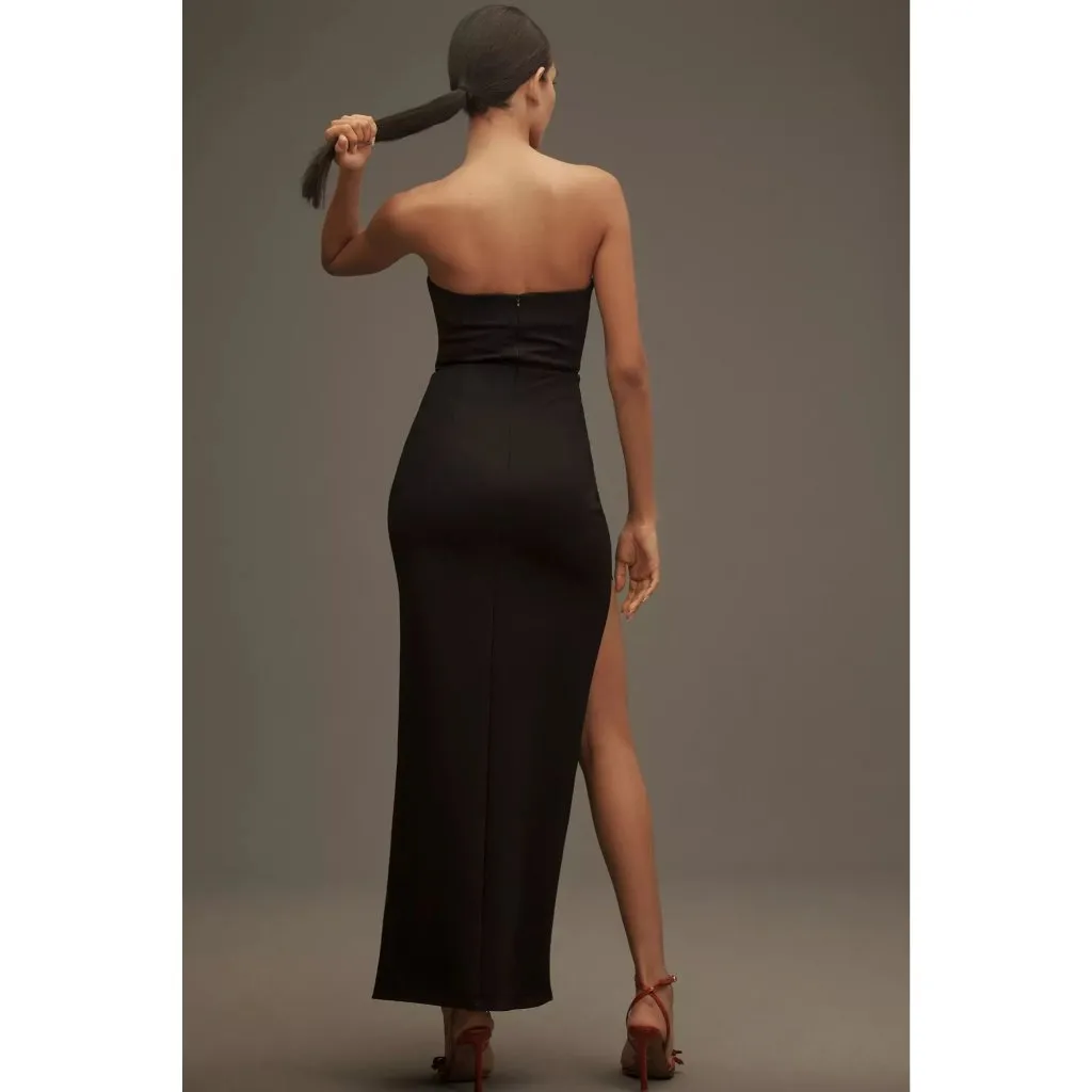 ELLIATT Eden Maxi Dress in Black Medium New Womens Long Gown - Image 11