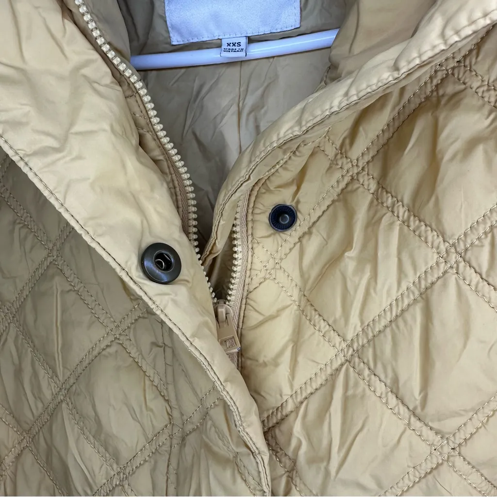 Madewell Airpuff Quilted Packable Puffer Jacket in Chanterelle Size: XXS - Image 9