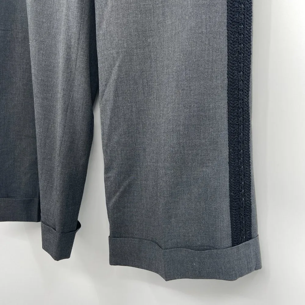 Robert Rodriguez  Gray Cropped Mariachi Pants - Image 86