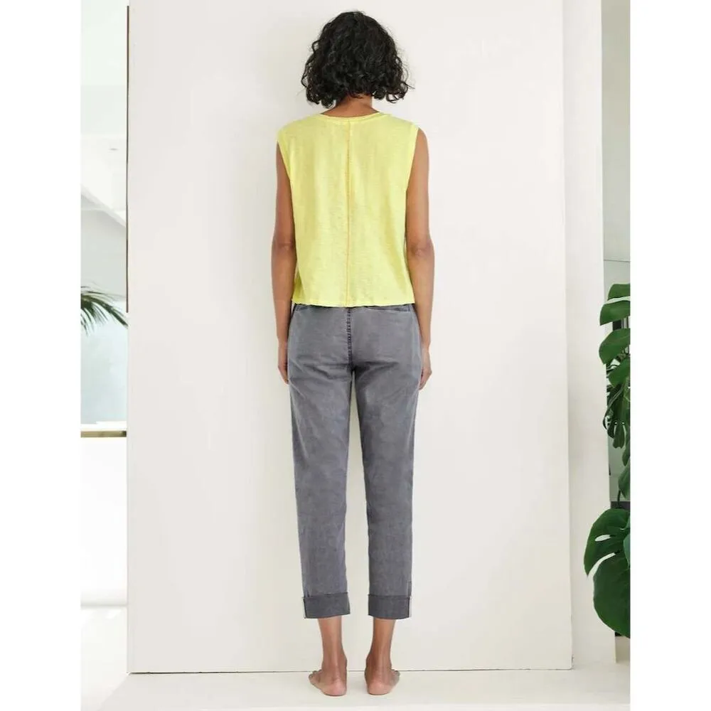 NWOT SUNDRY Women’s Roll-Up Standard Chino Trouser Size 26 Gray Chinos - Image 3