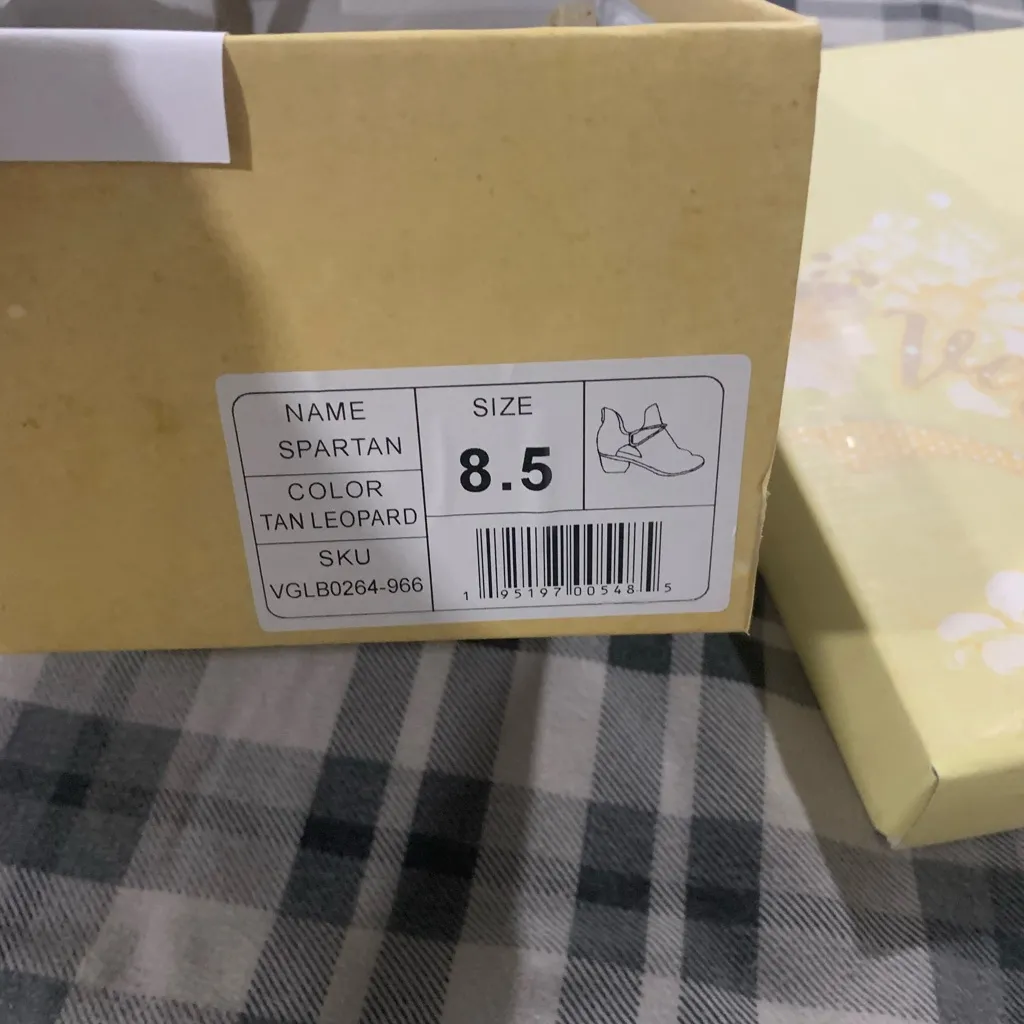 Very G Leopard Print Ankle Boots - Image 7