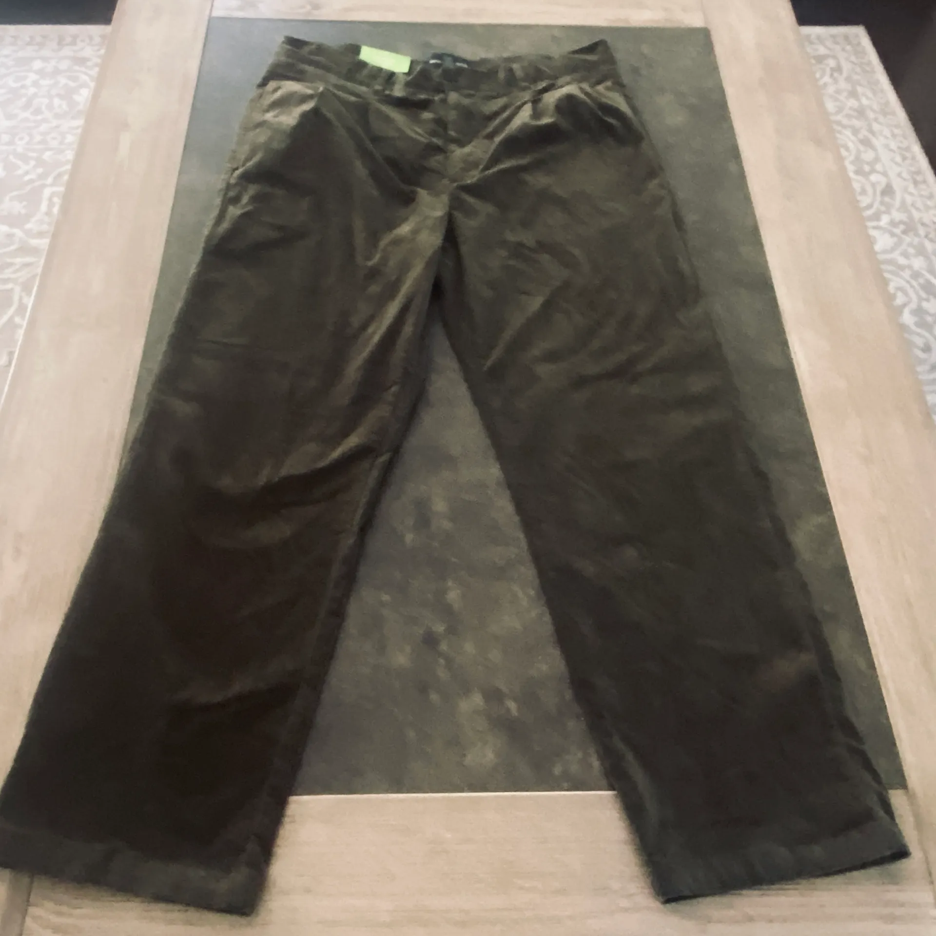 Adult Velvet Pants - Green - Image 4