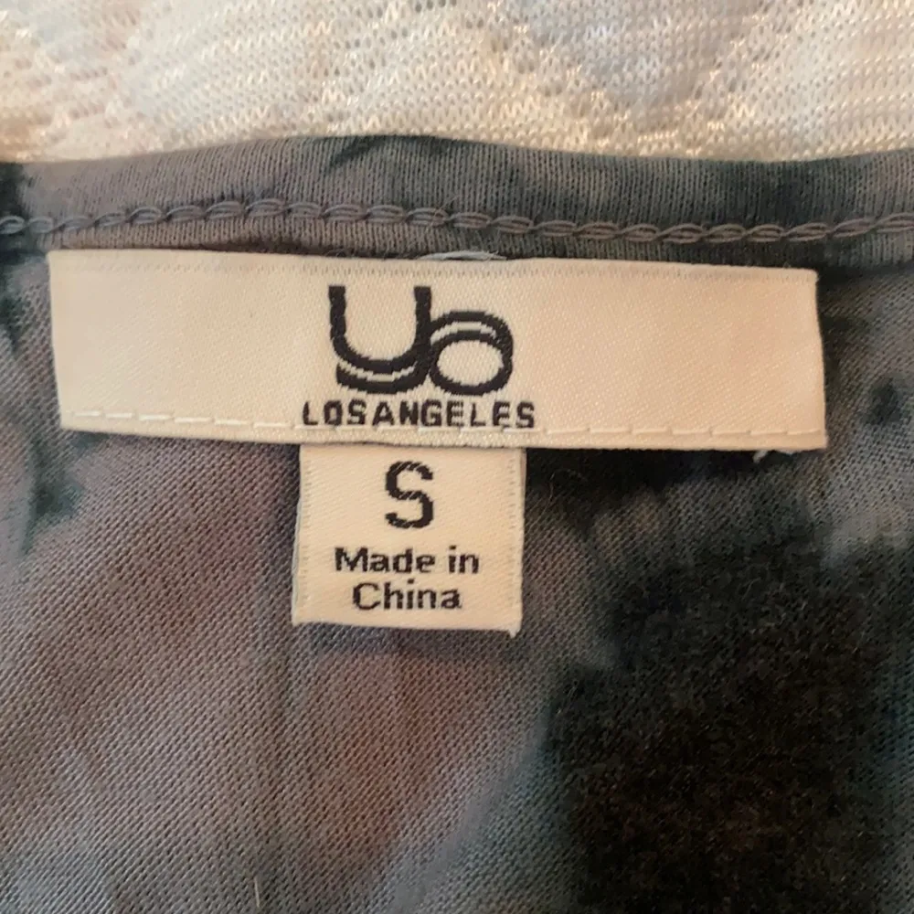 Ya Los Angeles Black and Grey Tie Dye Top - Image 3