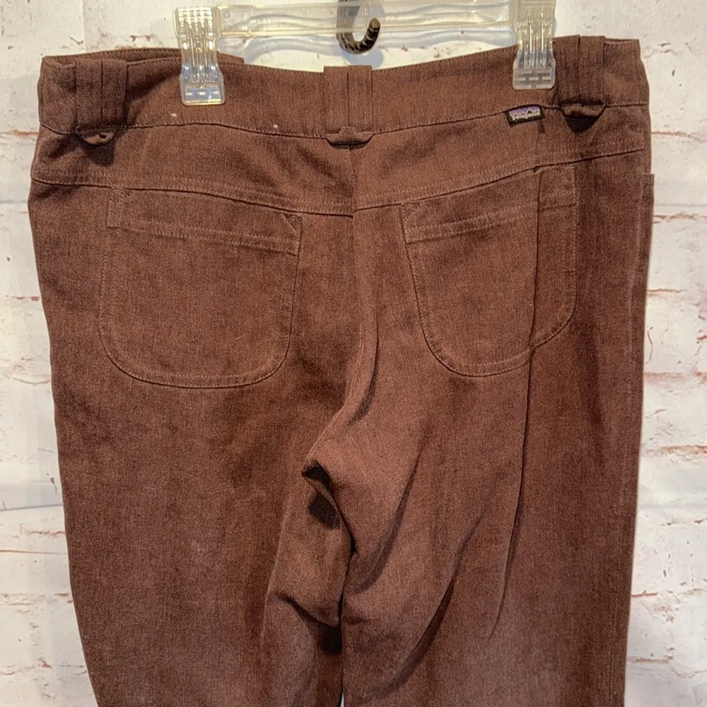 Patagonia Pants Womens 6 Brown Corduroy Retro Wide Leg Business Casual - Image 3