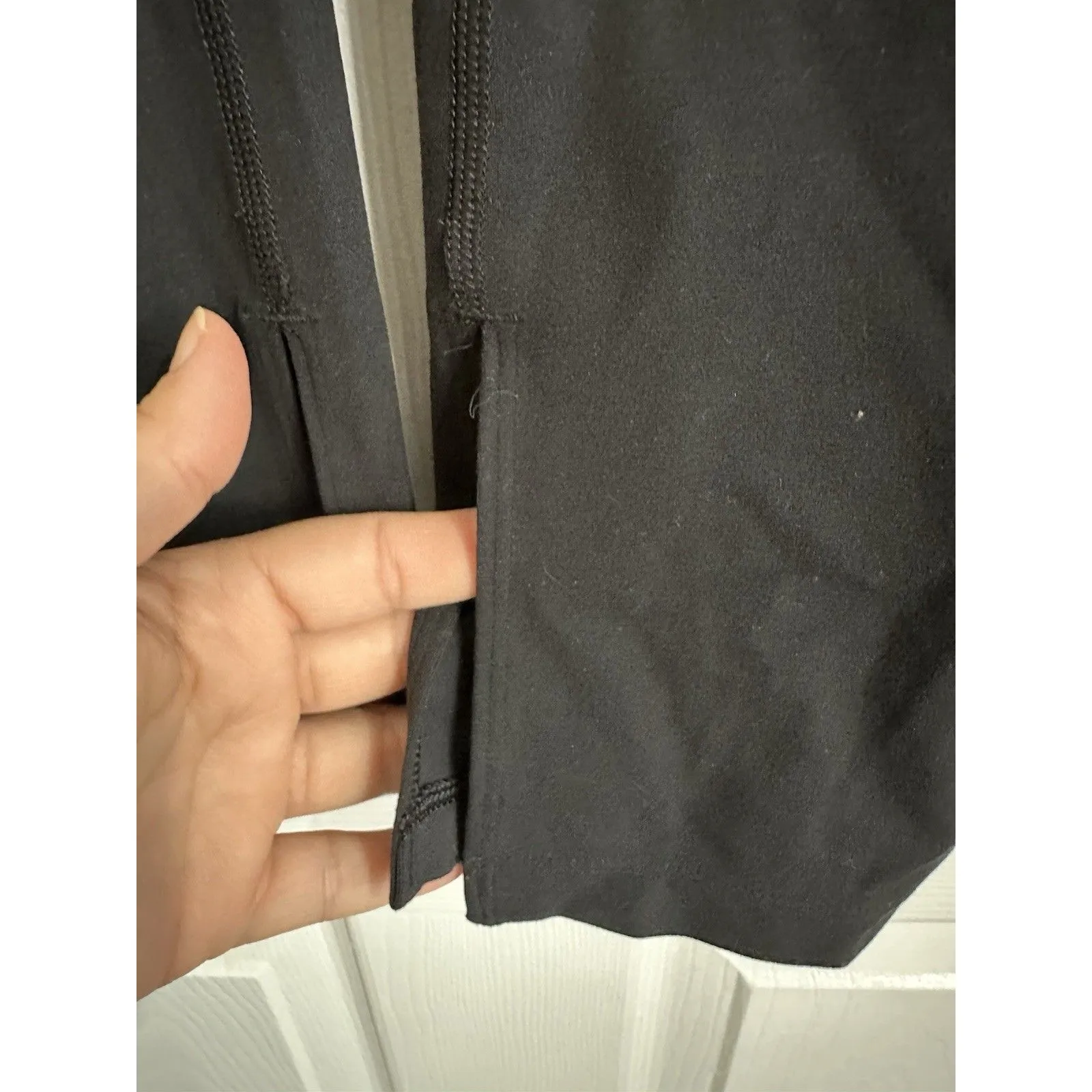 NWT Athleta Barre Kick Flare Pant  size L Powervita In Black $79 - Image 4