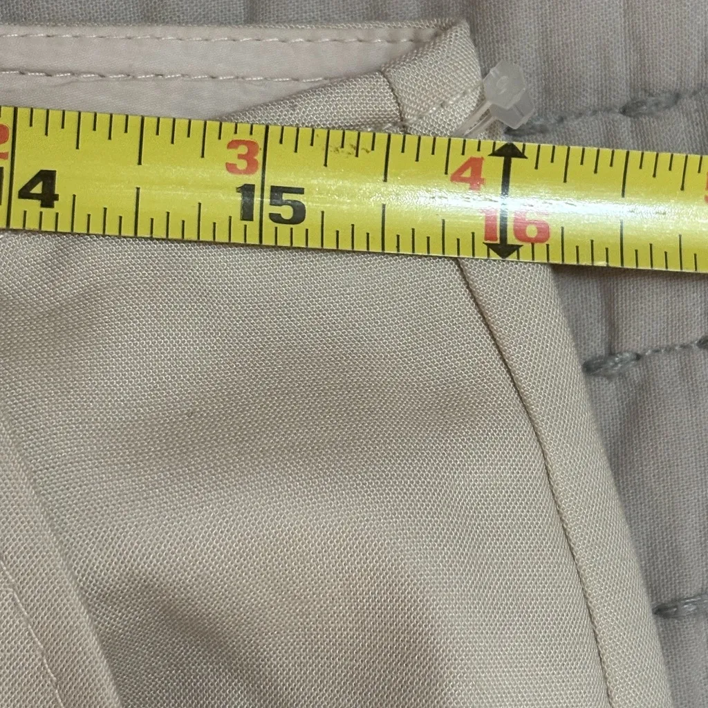 Trina Turk‎ Cream Dress Pants Elegant Design Size 8 TENCEL NWOT - Image 4