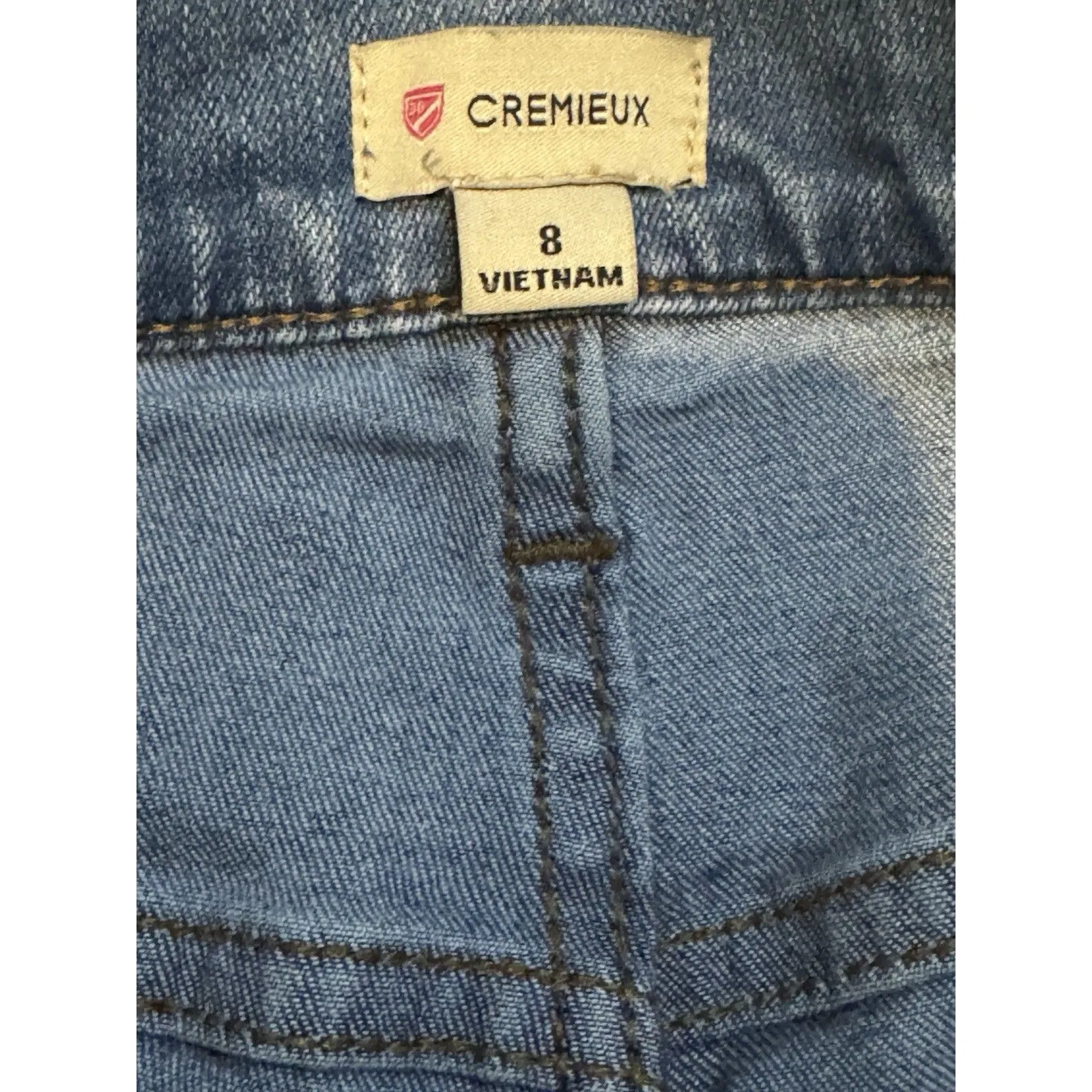 Cremieux Women’s Kick Flare Bootcut Light Wash Mid Rise Jeans Size 8 Blue - Image 5
