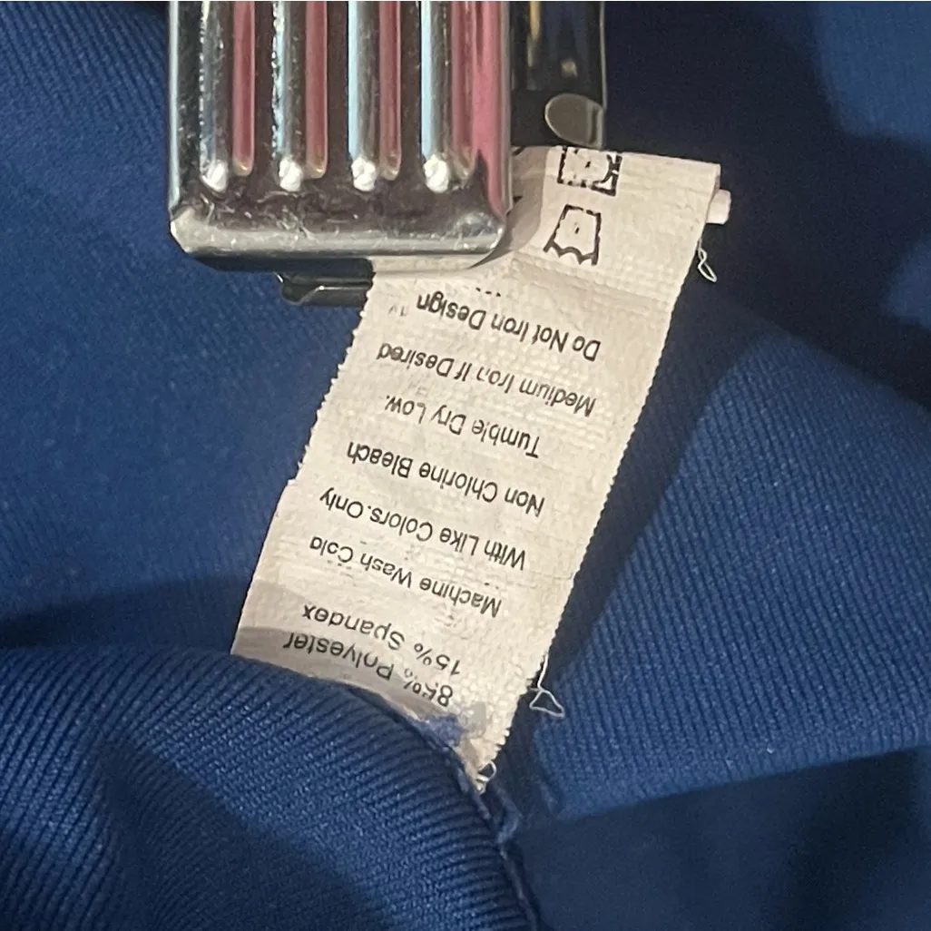 Beverly Hills Polo Club dark blue leggings with pockets woman’s large EUC - Image 4