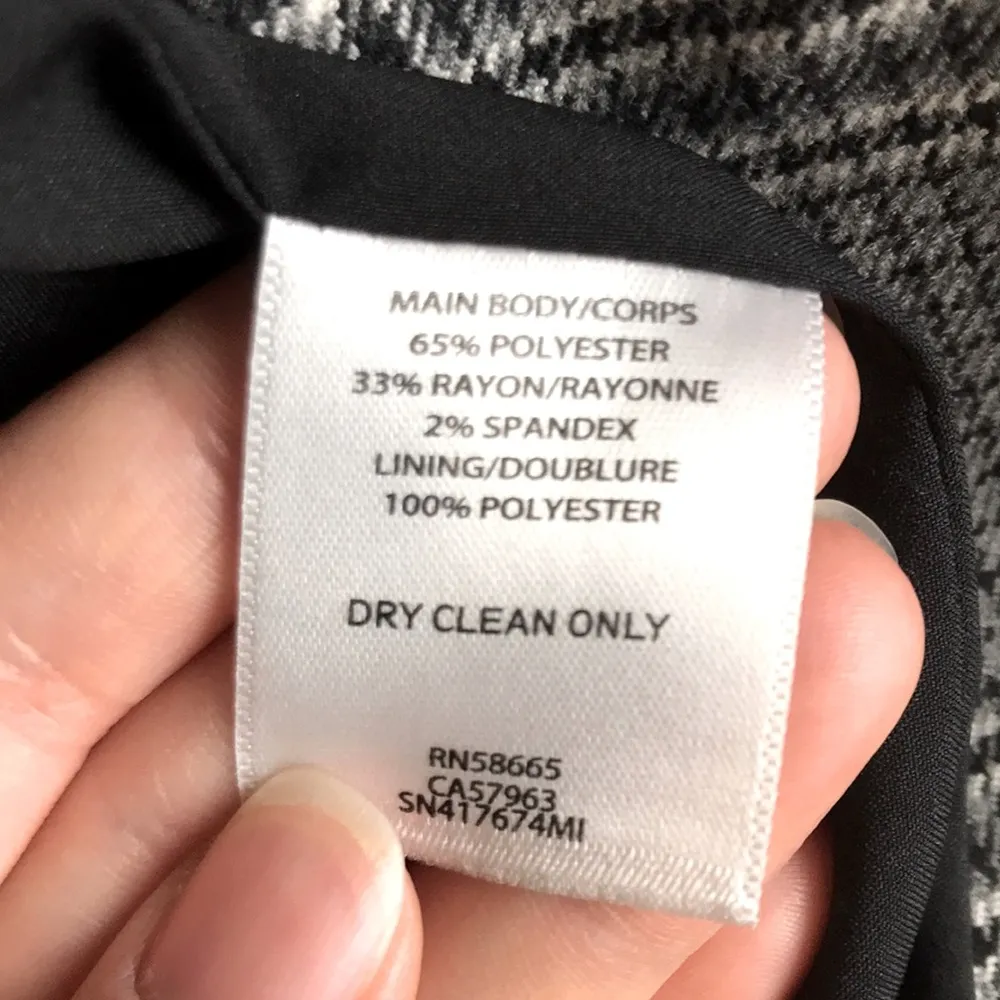 Something Navy Women’s Plaid One-Button Blazer - Image 10