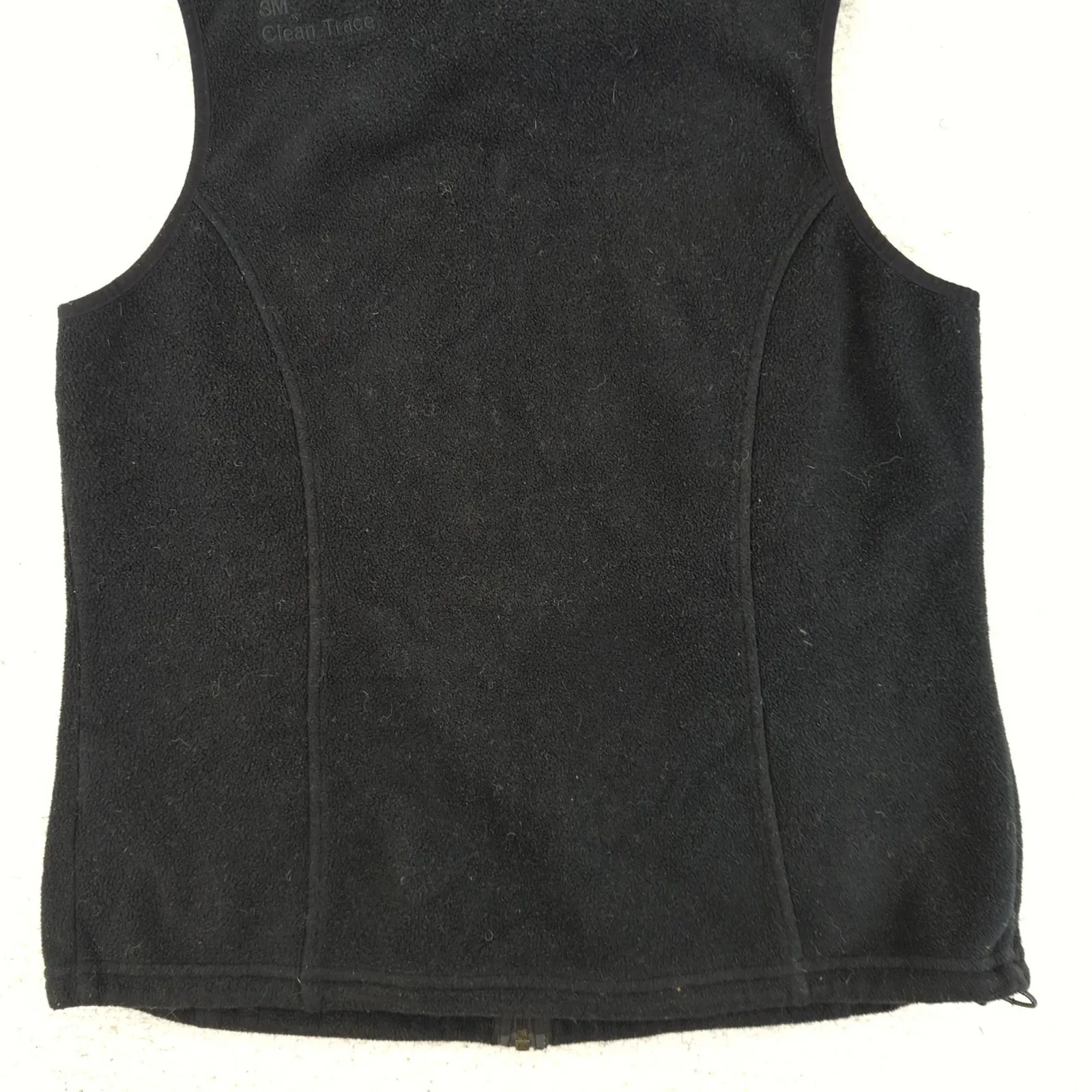 LL Bean Fleece Vest Black Zip Up BRANDED Women's Size Large Gorpcore‎ - Image 8