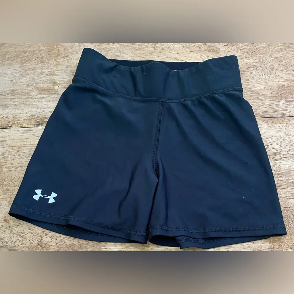 Under Armour‎ Women’s M Team Shorty 4” Black Compression Shorts - Image 6