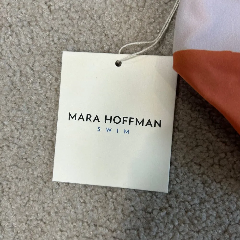 NWT Mara Hoffman Zoa Bikini Bottom Rainbow Low Rise Swimsuit Paddle Surf Size M - Image 4