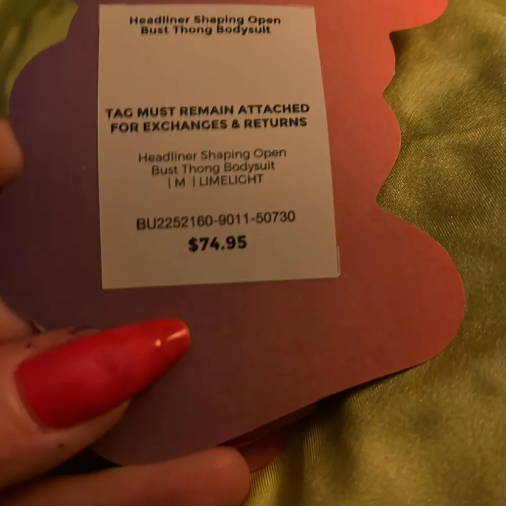 Shapewear Bodysuit Green Size M - Image 4