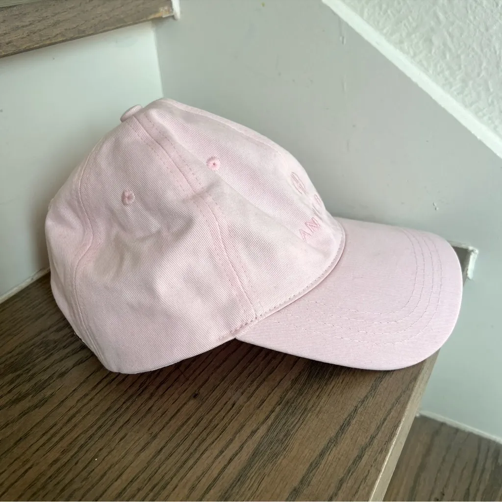 NWOT Anine Bing Jeremy Baseball Cap Hat in Pale Pink - Image 2