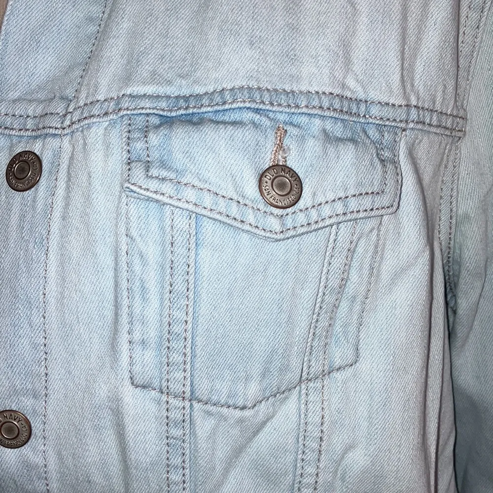 Old Navy  Light Wash Denim Jacket, XXL - Image 3