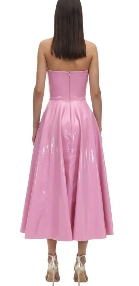 NWOT ALex Perry Powell vinyl dress Size 4 - Image 4