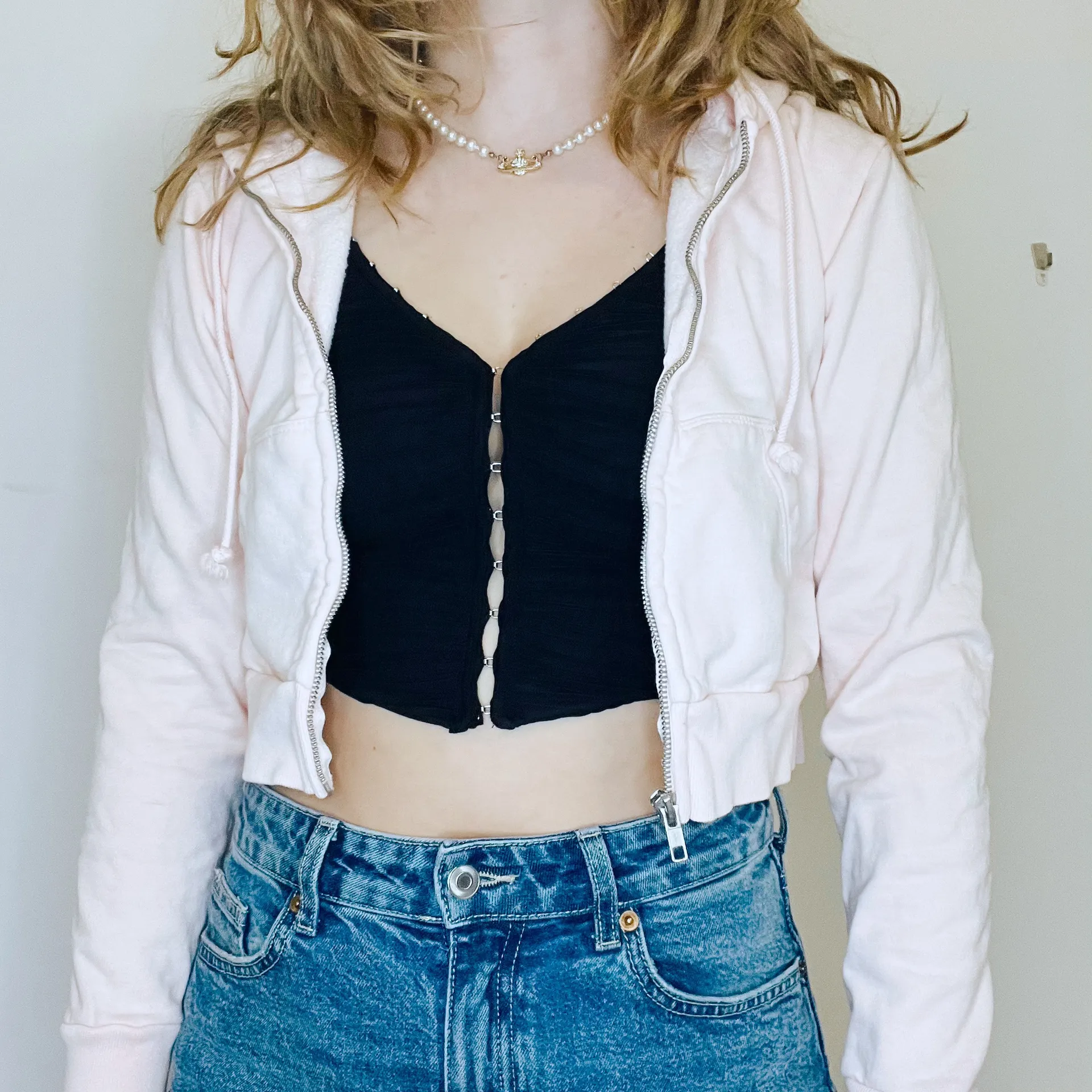 Brandy Melville Crystal Hoodie - Image 2