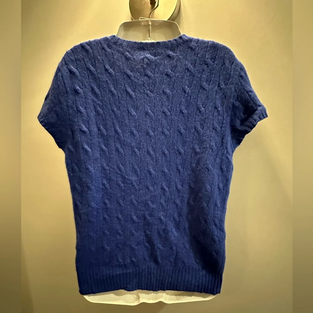 Ralph Lauren Rugby wool, cashmere,angora rabbit hair blend blue sweater - Image 5