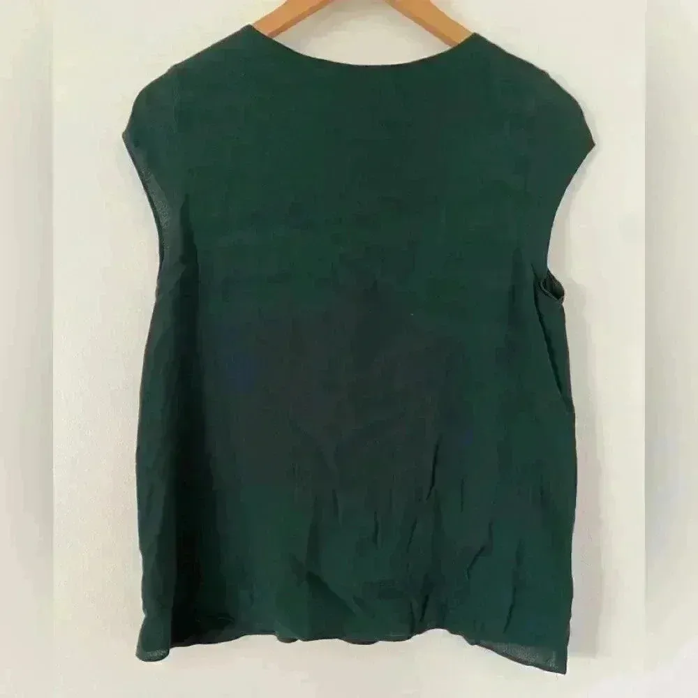 Wilfred Free Juliger Blouse, Deep Green, Size S - Image 4