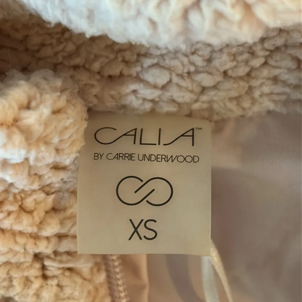 Calia Light Pink Fleece Full Zip Vest Size XS - Image 7