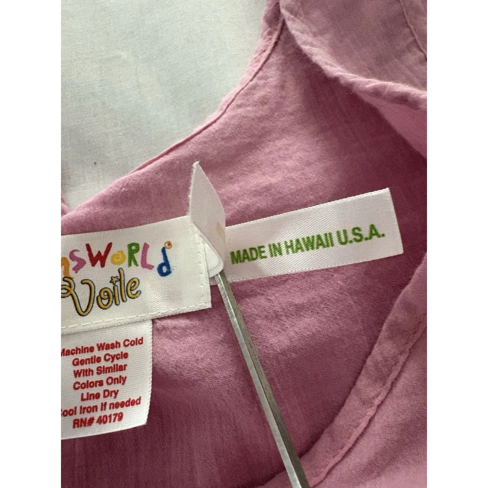 Jams World Voile Babydoll Tank Top Size S Pink Lightweight Fairy Beach Sheer - Image 12