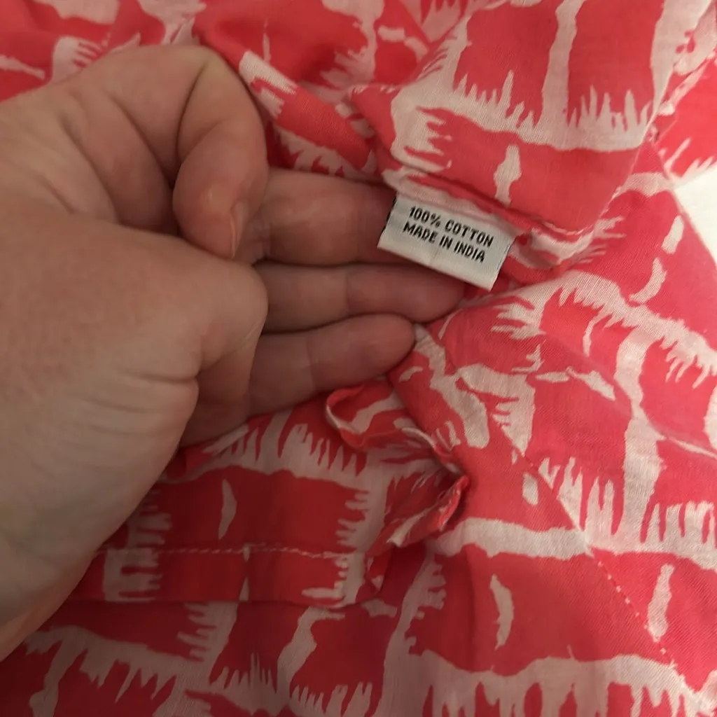 Roberta Roller Rabbit Pink and White Patterned Tunic - Image 5