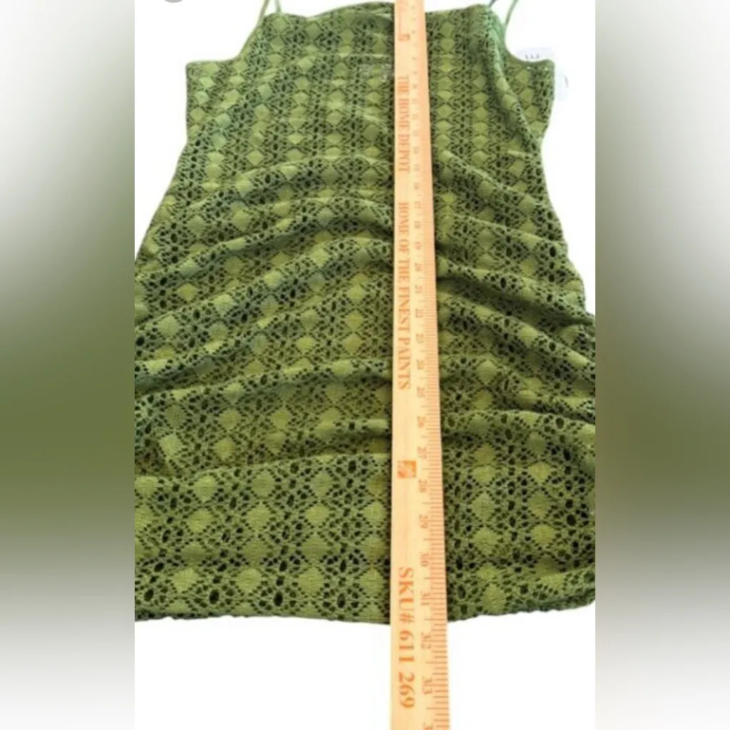 1. State Women's
Convertible Tank Dress
Swim Cover-Up Size M
Green Olive - Image 3