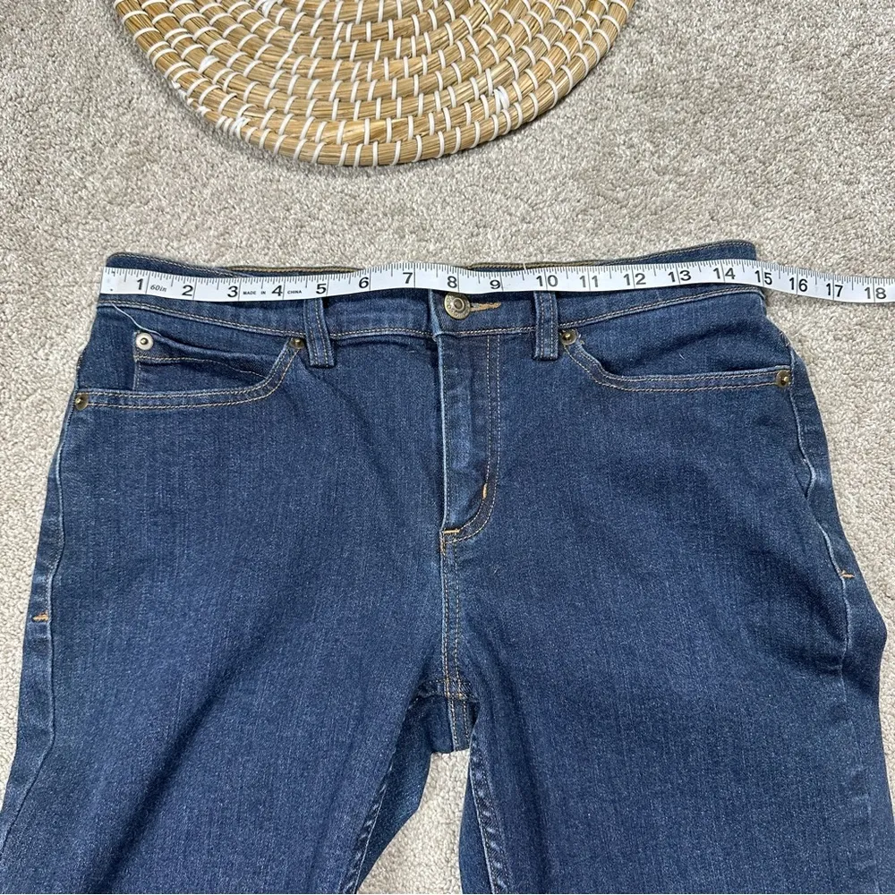 Duluth Trading Co Women's Daily Denim Bootcut Jeans Mid Rise Medium Wash 8X31 Blue Size 8 - Image 12