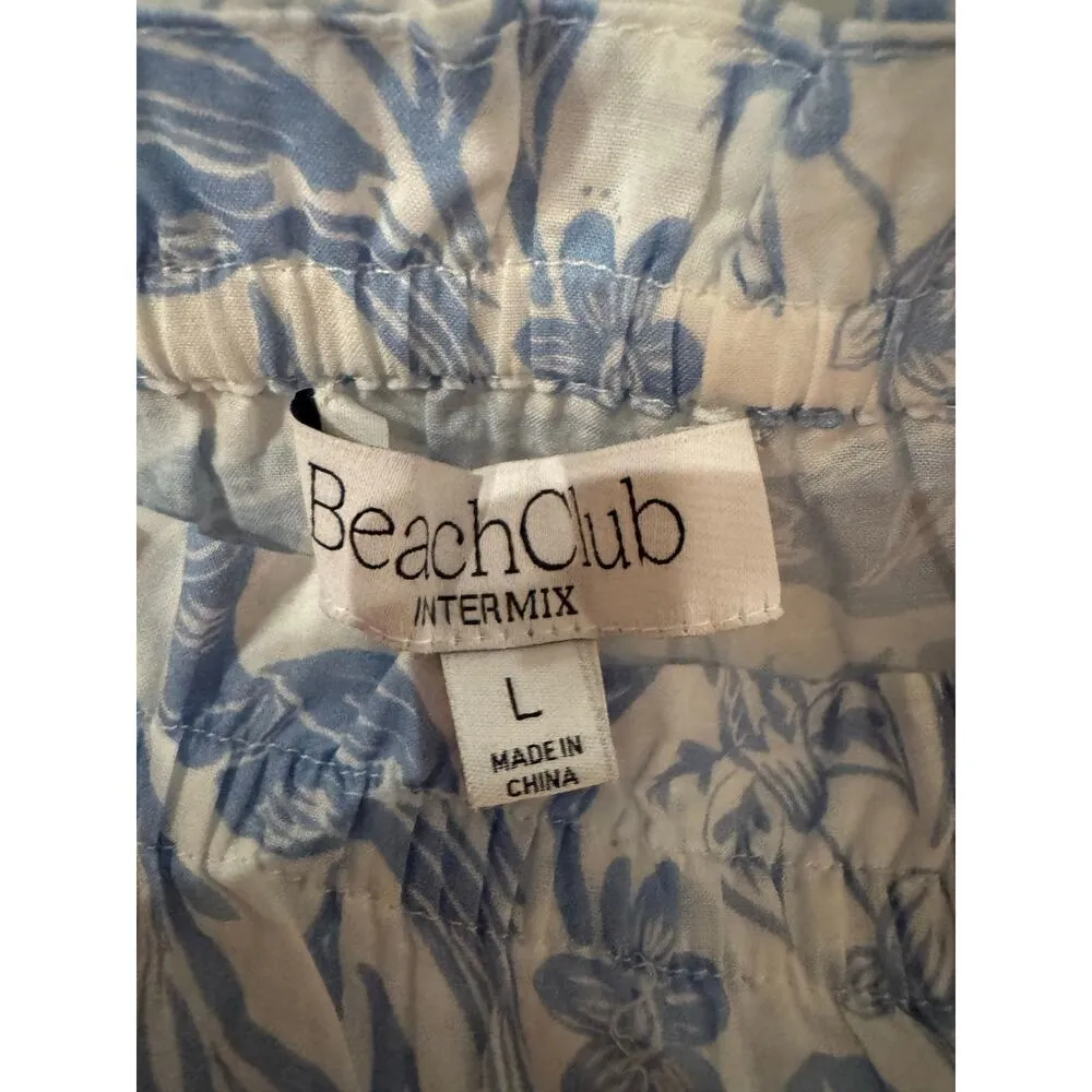 INTERMIX BEACH CLUB Ivy Organic Cotton Voile Crop Top size large (New) - Image 9