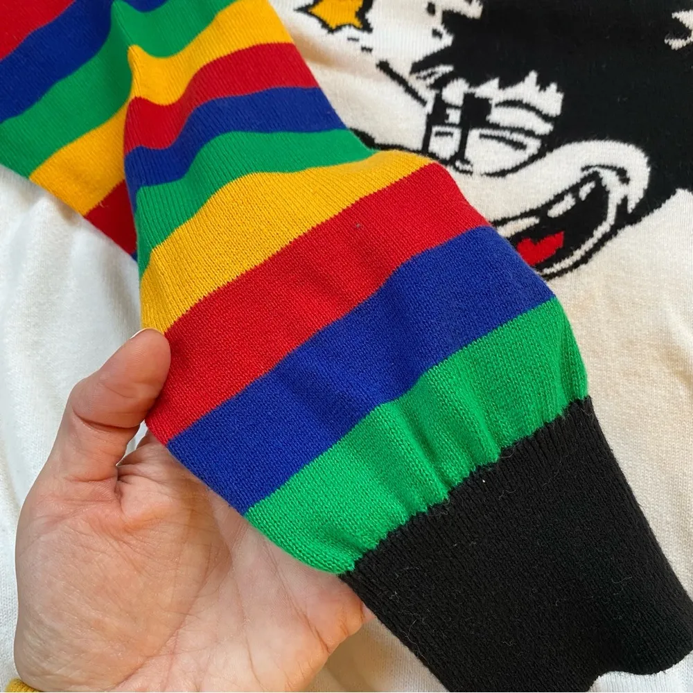 Mickey Mouse 90th x Forever 21 Rainbow Sweater Size M - Image 8