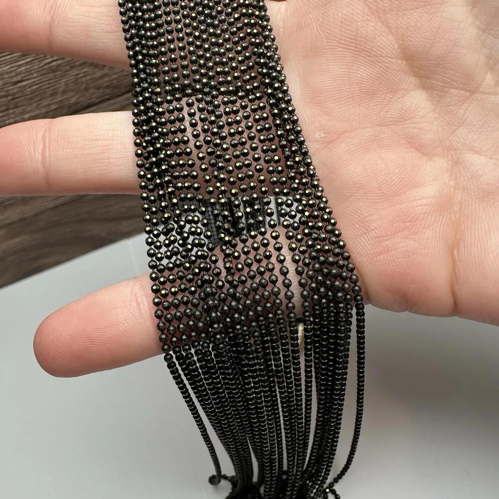 Kendra Scott Glam Rocks Black Gold Tone Reese Multi Chain Necklace 32 Inch - Image 9