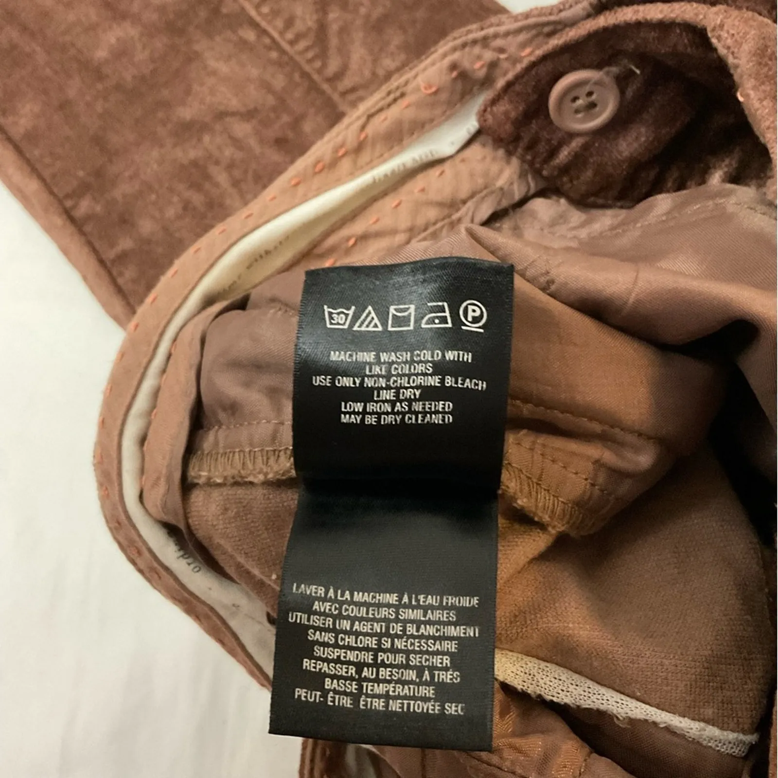 Anthropologie The Essential Slim Brown Pants 0 Casual  Boho Slow Fashion Preppy - Image 11