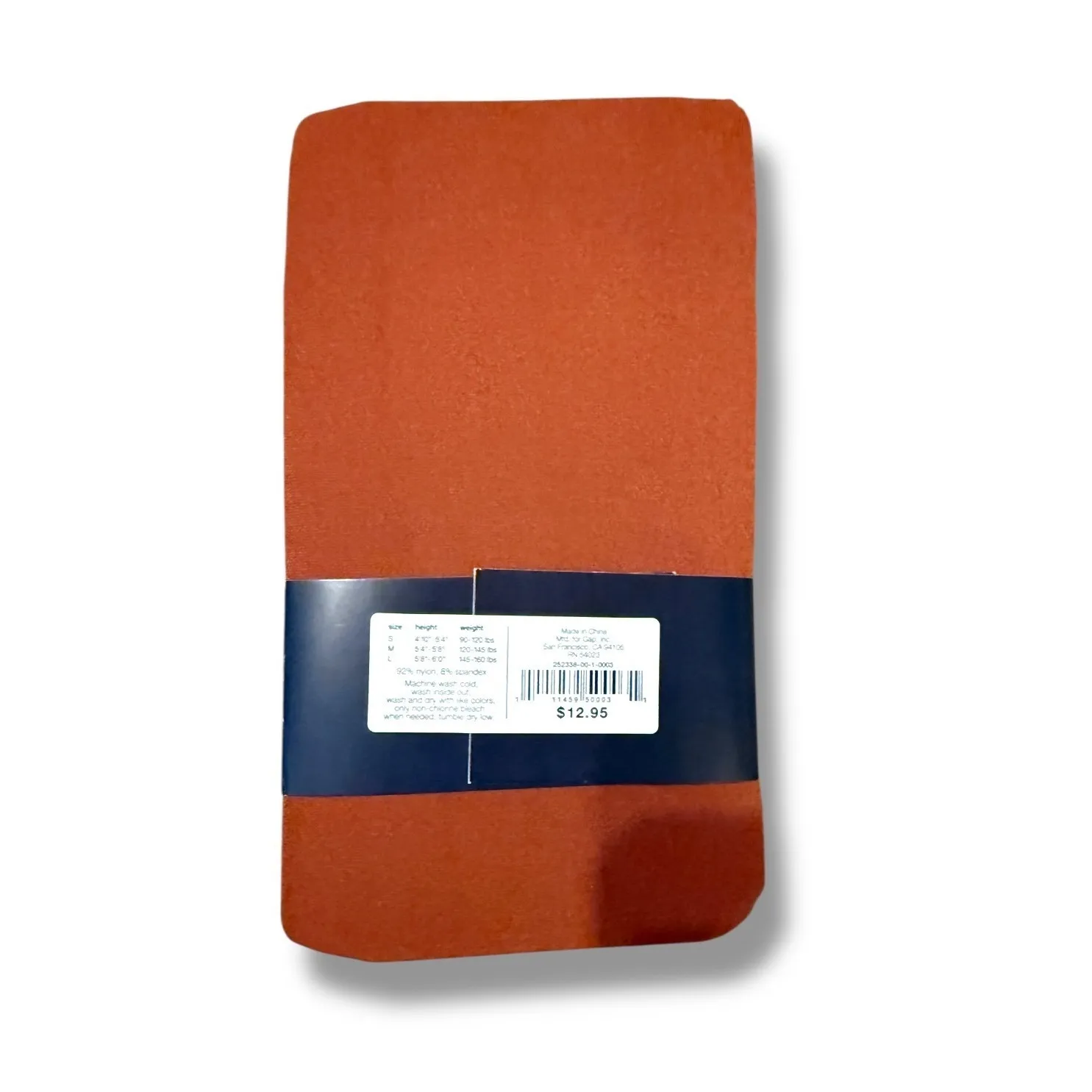 Gap NWT 80 Denier Tights Women's Small Rust Opaque Stretch Fall Layering - Image 3