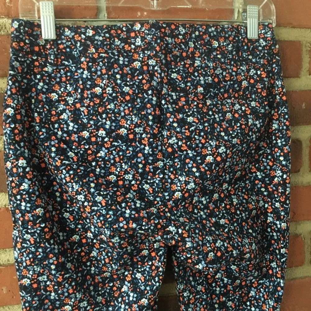Gap Floral Skinny Ankle Pants sz 2 - Image 6