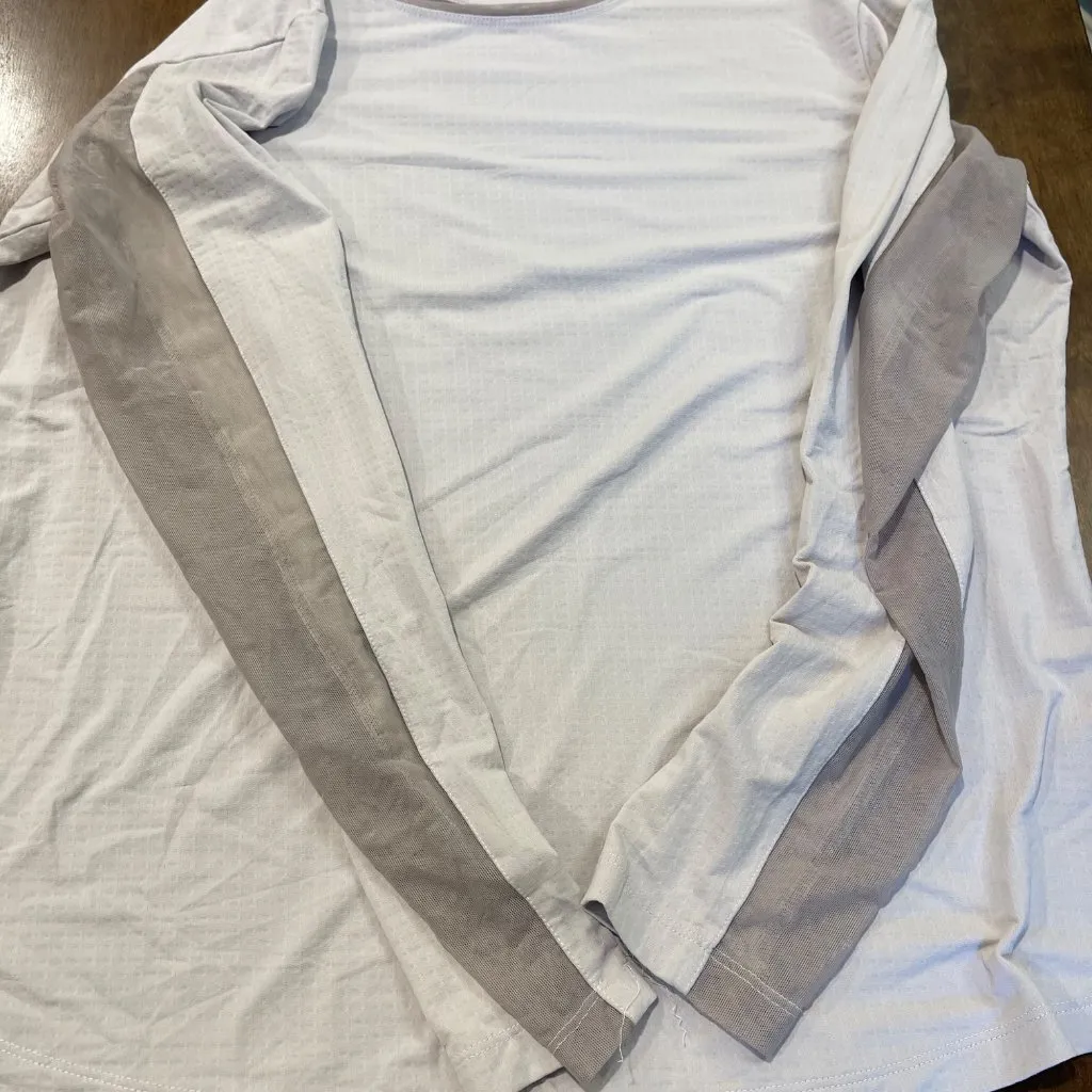 IBKÜL Long Sleeve Tee Women's Size XL Gray Textured UPF 50+ Athletic Dry Wicking - Image 10