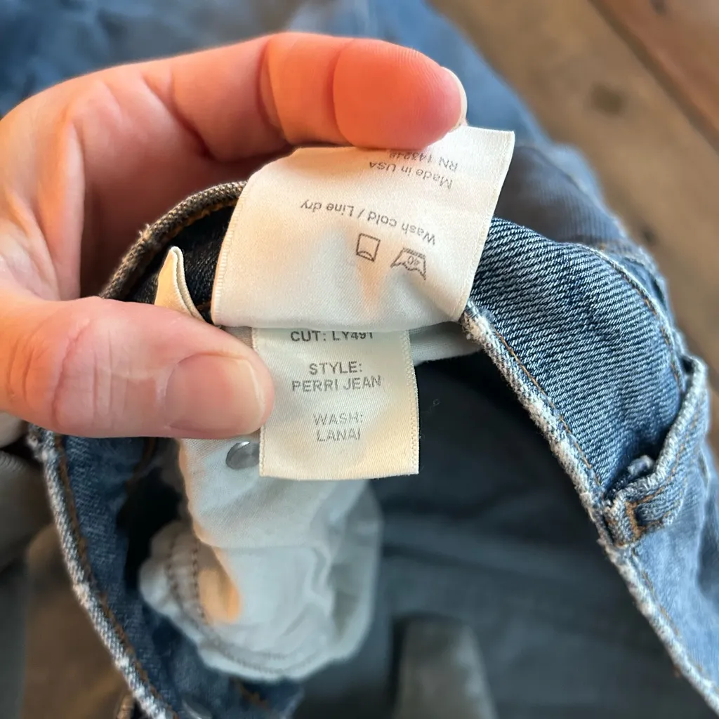 Reformation Perri Slit High Rise Jeans - Image 9