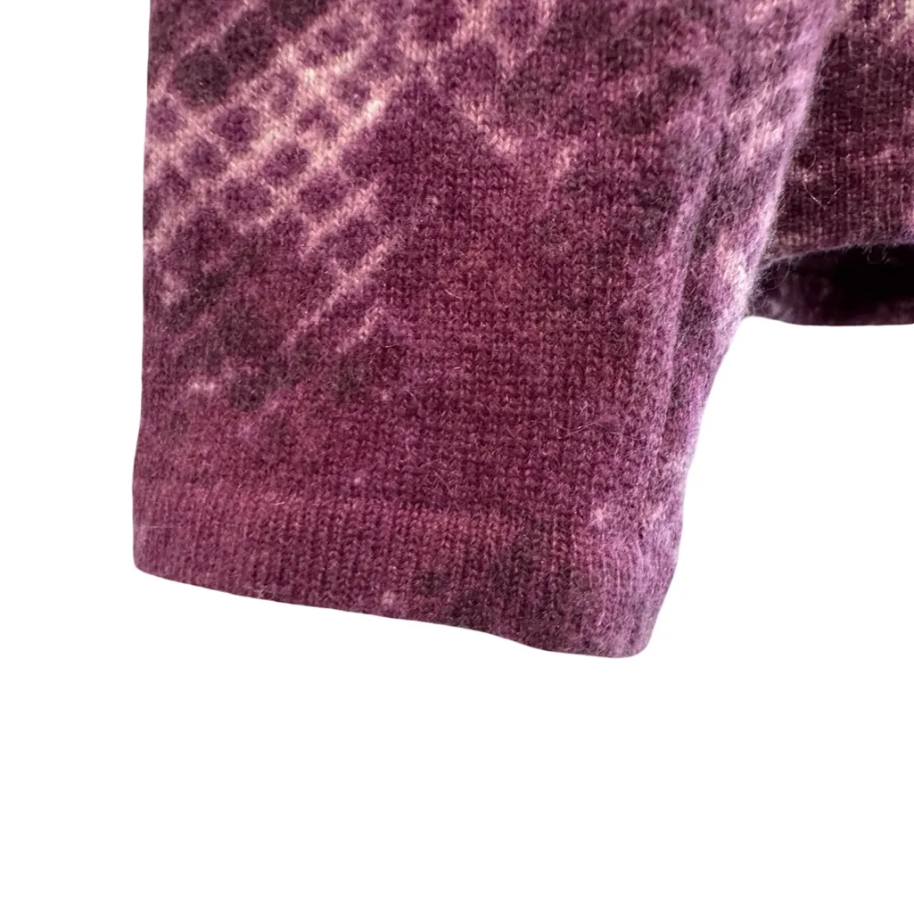 Kashmir Saks Fifth Avenue Plum Sweater - Image 4