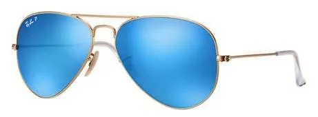 Ray-Ban Polarized Blue  Aviators - Image 2
