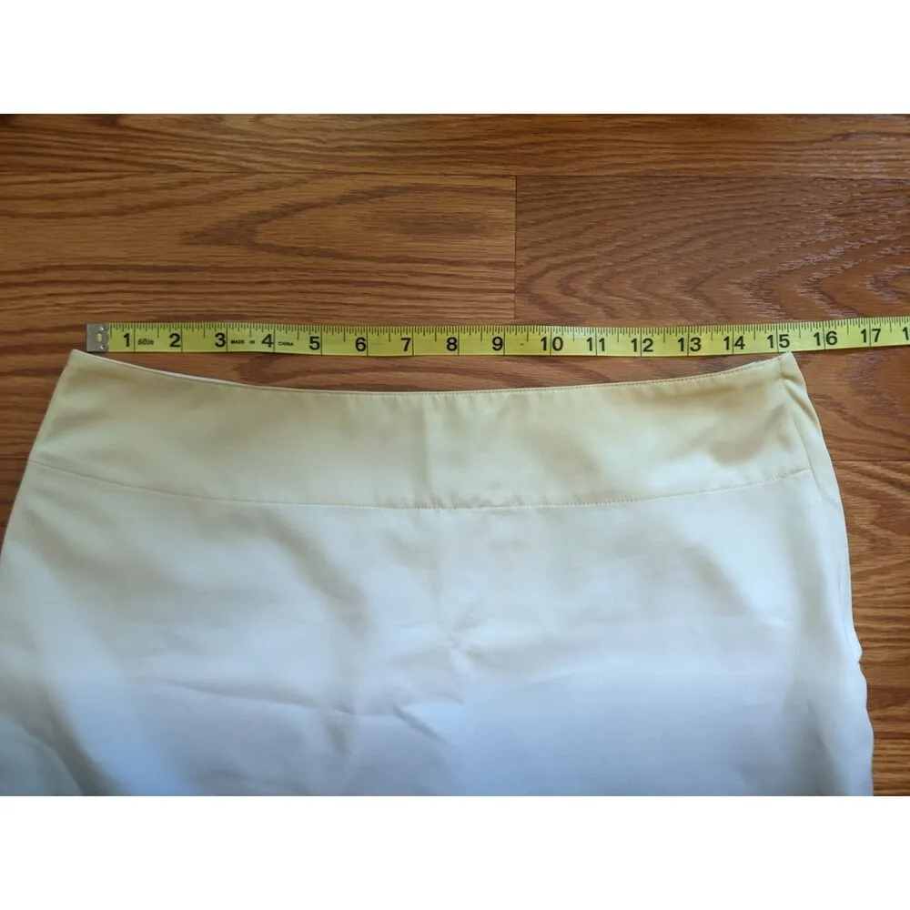 Lija Mini Skort Women Sz 6 Ombre Leopard Print Moisture Wick Golf Performance Yellow - Image 3