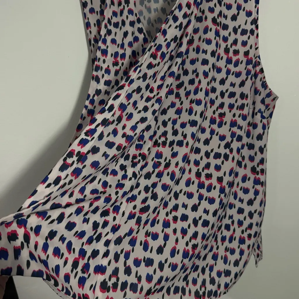 Eloquii The Ultimate Layering Tank White Multi Leopard Print Size‎ 22 - Image 6