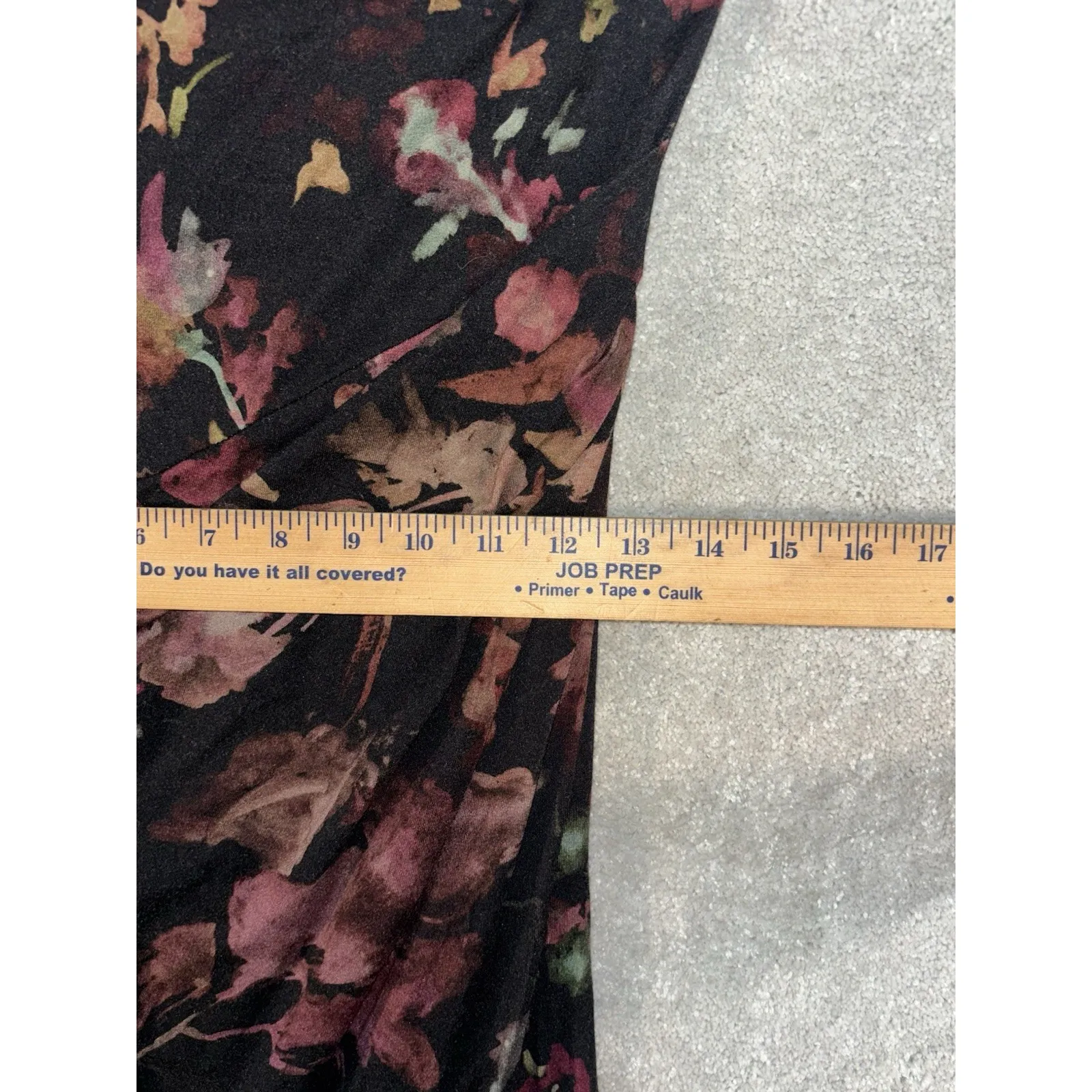 Peruvian Connection Dress Xs Floral Sheath Stretch Faux Wrap Old Money Classic - Image 11