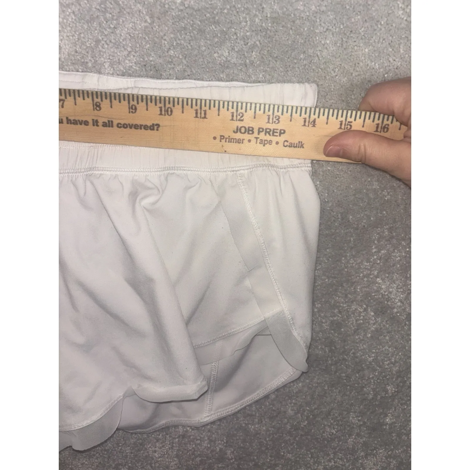 Lululemon Shorts Women 6 White Anew Running Yoga Gym Casual 4" Inseam - Image 7