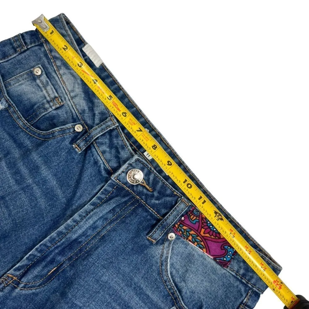 Almost Famous Vintage Distressed Patchwork Jeans - Image 6