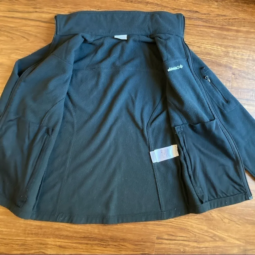Columbia fast trek ll black fleece‎ jacket size small - Image 8