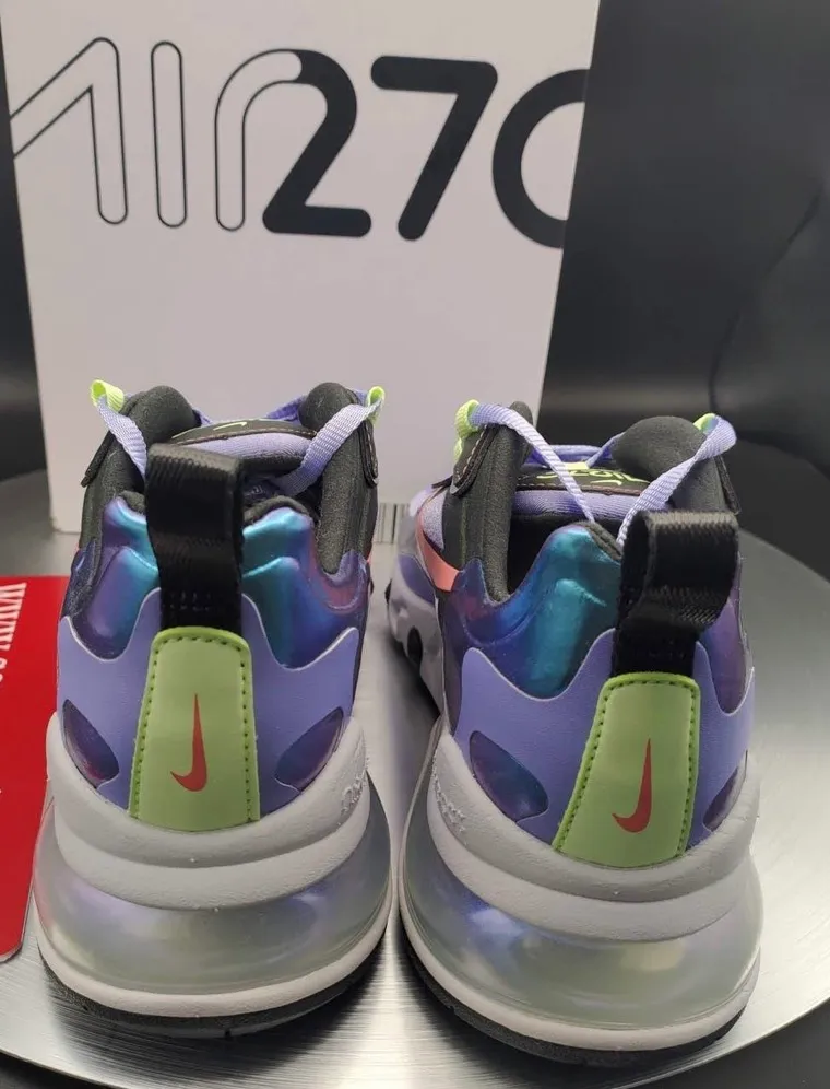 Air Max 270 React 'Dark Smoke Grey' Women's Size 7 CU4818-001 - Image 3