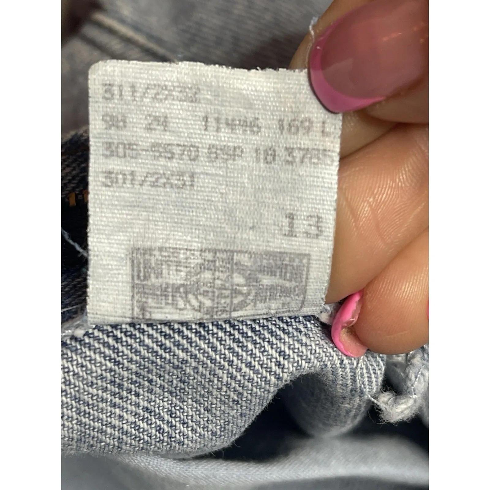 Vintage 70s Lee Riveted‎ Jeans Womens Size12 Blue Denim Made In USA C0055 - Image 3