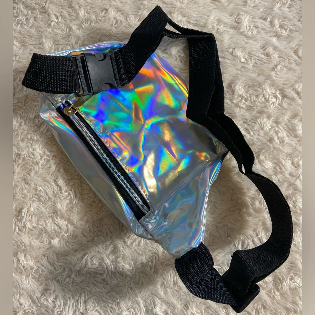 Sephora Collection Makeup Artists Holographic Belt Bag Fanny Pack NEW - Image 3