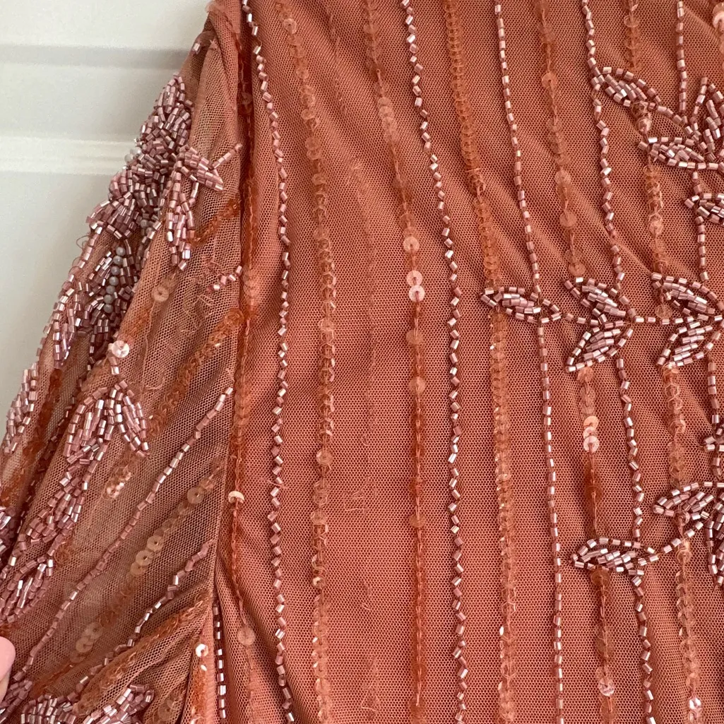 Mac Duggal Embellished High Neck Illusion Long‎ Sleeve Gown 11136 NWT 12 - Image 12