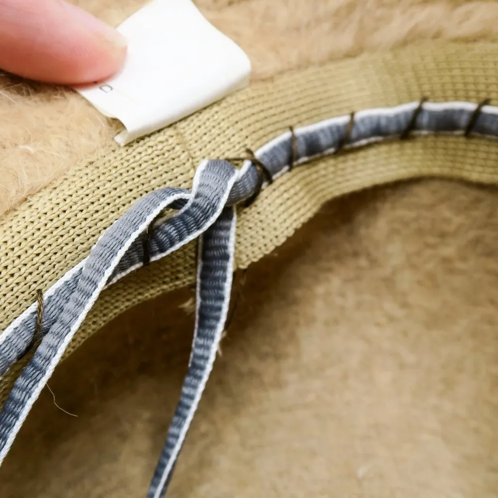 Vintage 90s Tan Rabbit Hair Fuzzy Bucket Hat - Image 8